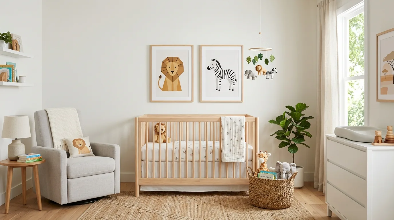 12 Adventurous Safari Nursery Ideas for a Wild and Wonderful Baby Room inspiration image 3