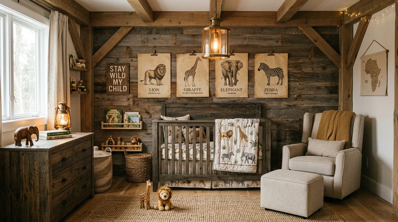 12 Adventurous Safari Nursery Ideas for a Wild and Wonderful Baby Room inspiration image 6