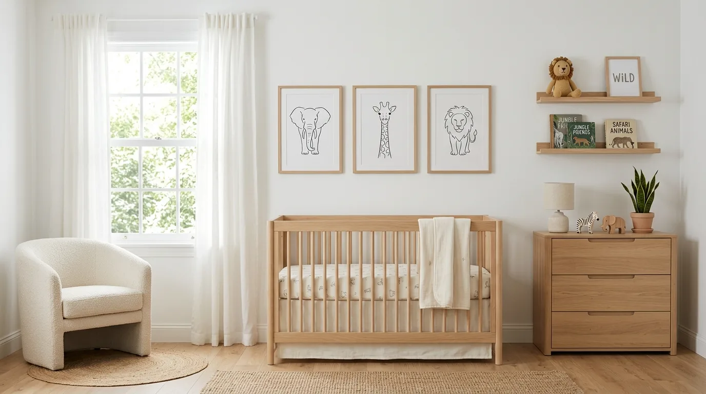 12 Adventurous Safari Nursery Ideas for a Wild and Wonderful Baby Room inspiration image 8