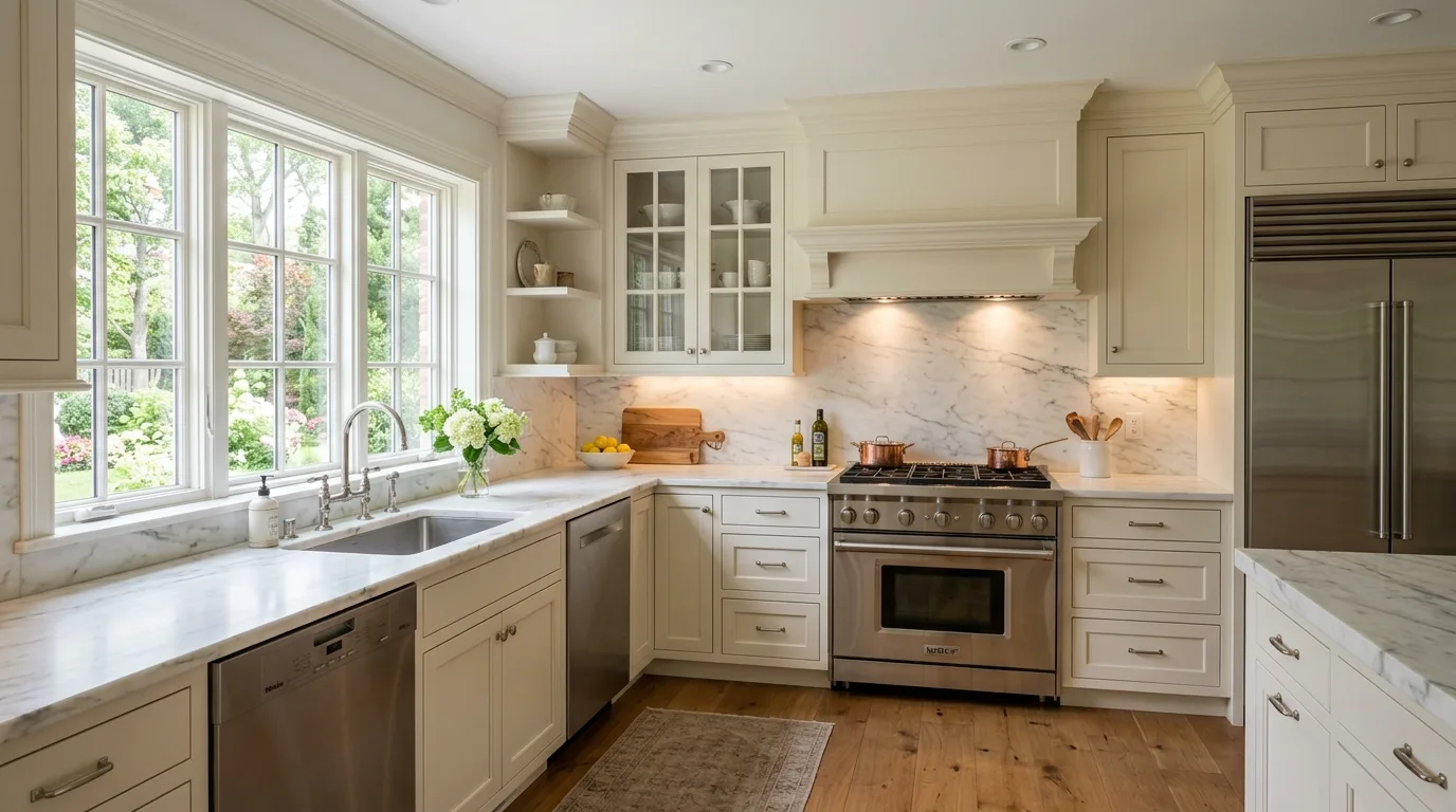 14 Beautiful Marble Kitchen Ideas for an Elegant and Luxurious Cookspace inspiration image 3