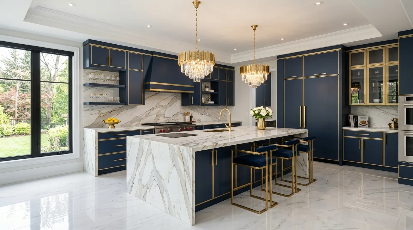 14 Beautiful Marble Kitchen Ideas for an Elegant and Luxurious Cookspace inspiration image 8
