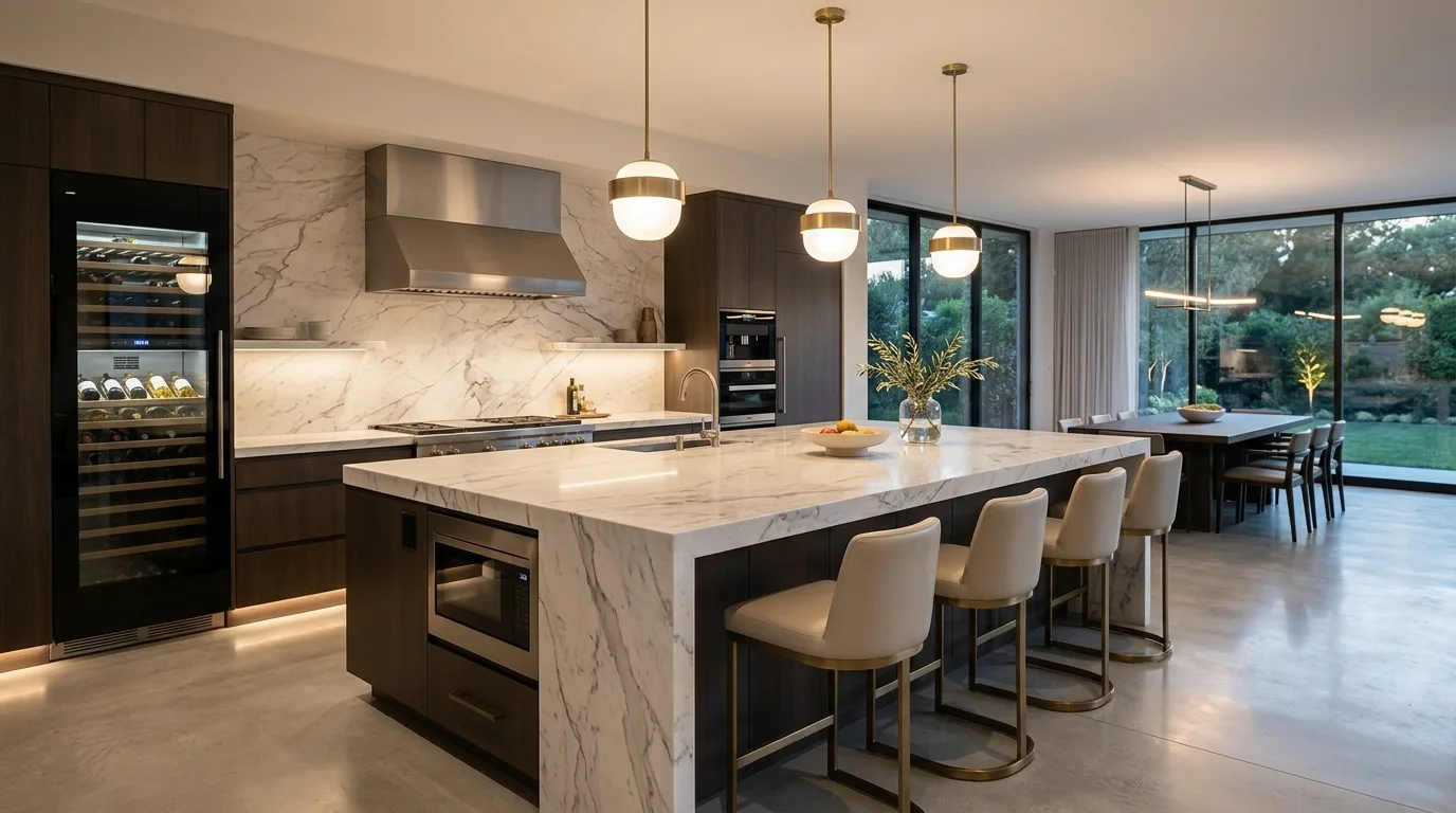 14 Beautiful Marble Kitchen Ideas for an Elegant and Luxurious Cookspace inspiration image 10