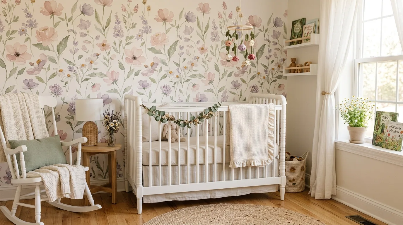 13 Beautiful Wildflower Nursery Ideas for a Blooming Baby Room hero image