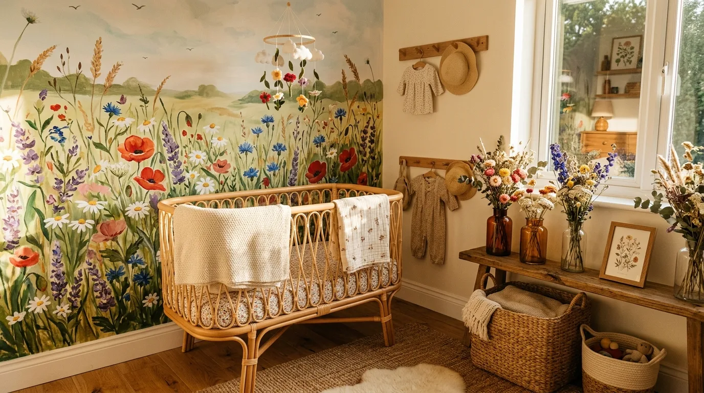 13 Beautiful Wildflower Nursery Ideas for a Blooming Baby Room inspiration image 2