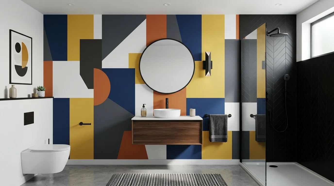 14 Bold Bathroom Wallpaper Ideas for a Statement-Making Powder Room inspiration image 10