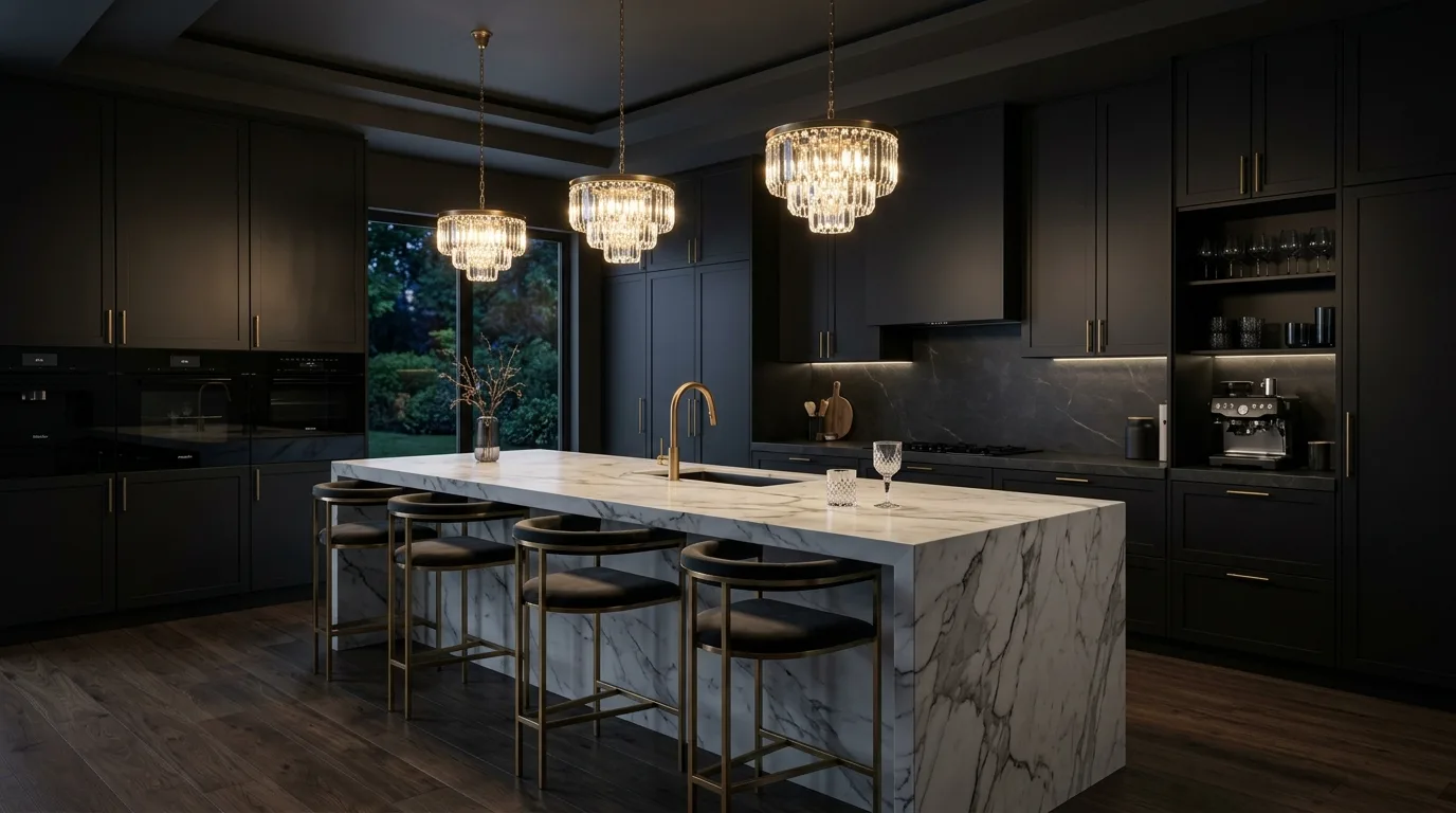 14 Bold Black Kitchen Cabinet Ideas for a Dramatic and Stylish Space inspiration image 4