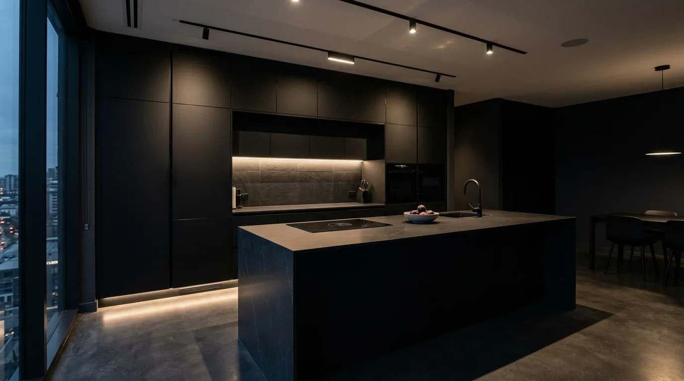 14 Bold Black Kitchen Cabinet Ideas for a Dramatic and Stylish Space inspiration image 5