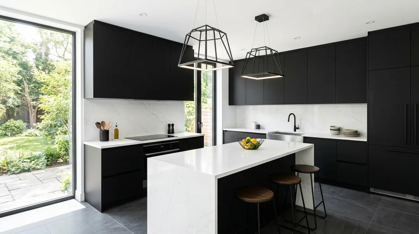 14 Bold Black Kitchen Cabinet Ideas for a Dramatic and Stylish Space inspiration image 8