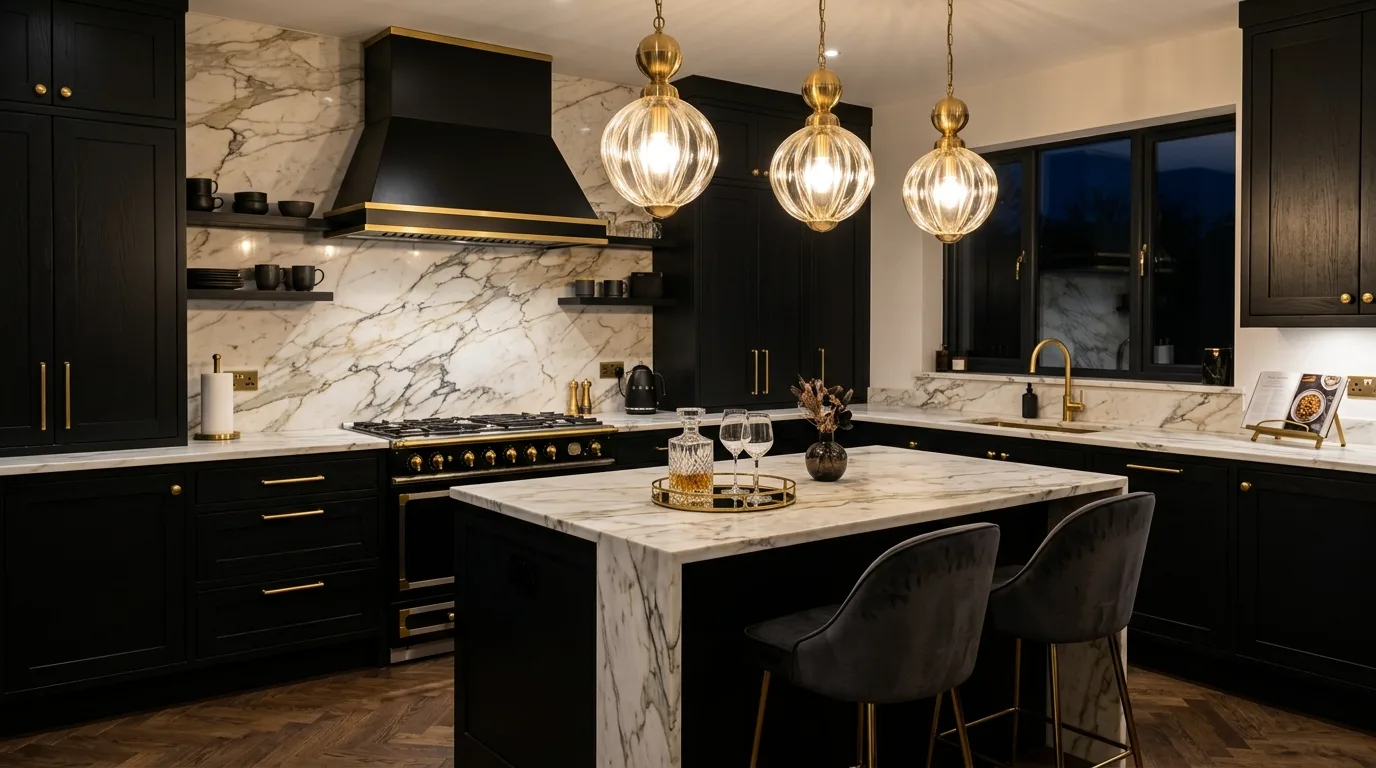 14 Bold Black Kitchen Cabinet Ideas for a Dramatic and Stylish Space inspiration image 12