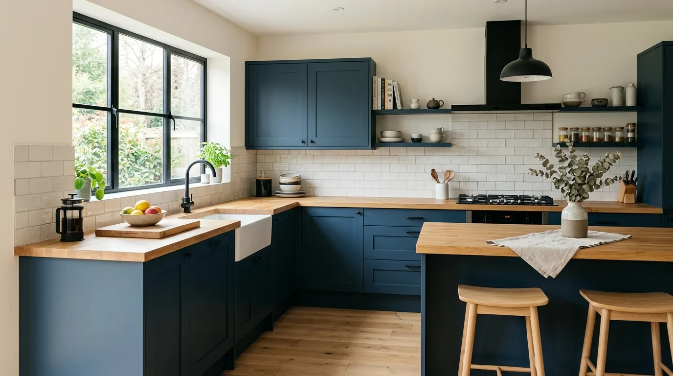 13 Bold Dark Blue Kitchen Ideas for a Dramatic and Sophisticated Look inspiration image 7