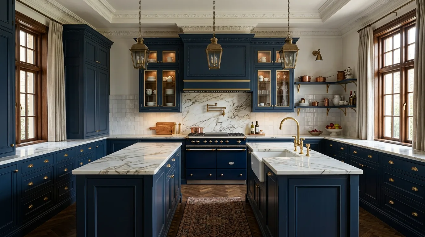 13 Bold Dark Blue Kitchen Ideas for a Dramatic and Sophisticated Look inspiration image 12