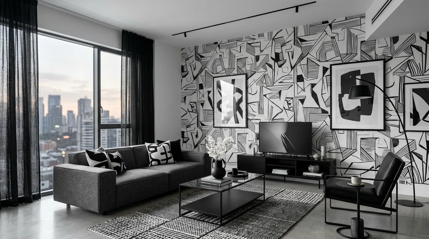 13 Bold Living Room Wallpaper Ideas for a Statement-Making Space inspiration image 6