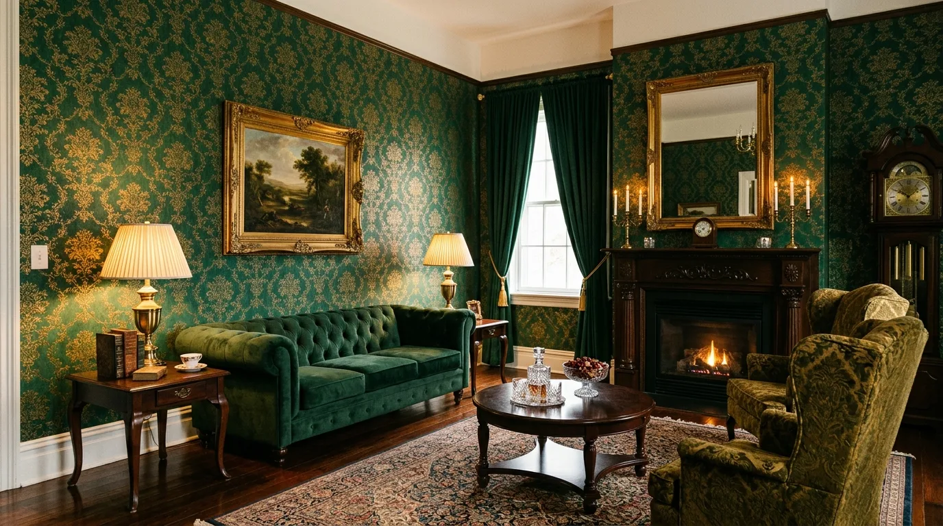 13 Bold Living Room Wallpaper Ideas for a Statement-Making Space inspiration image 10