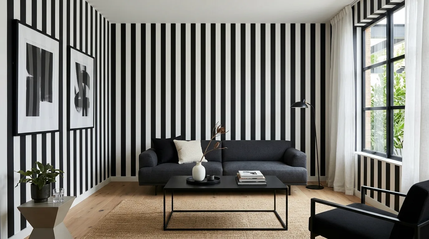 13 Bold Living Room Wallpaper Ideas for a Statement-Making Space inspiration image 12