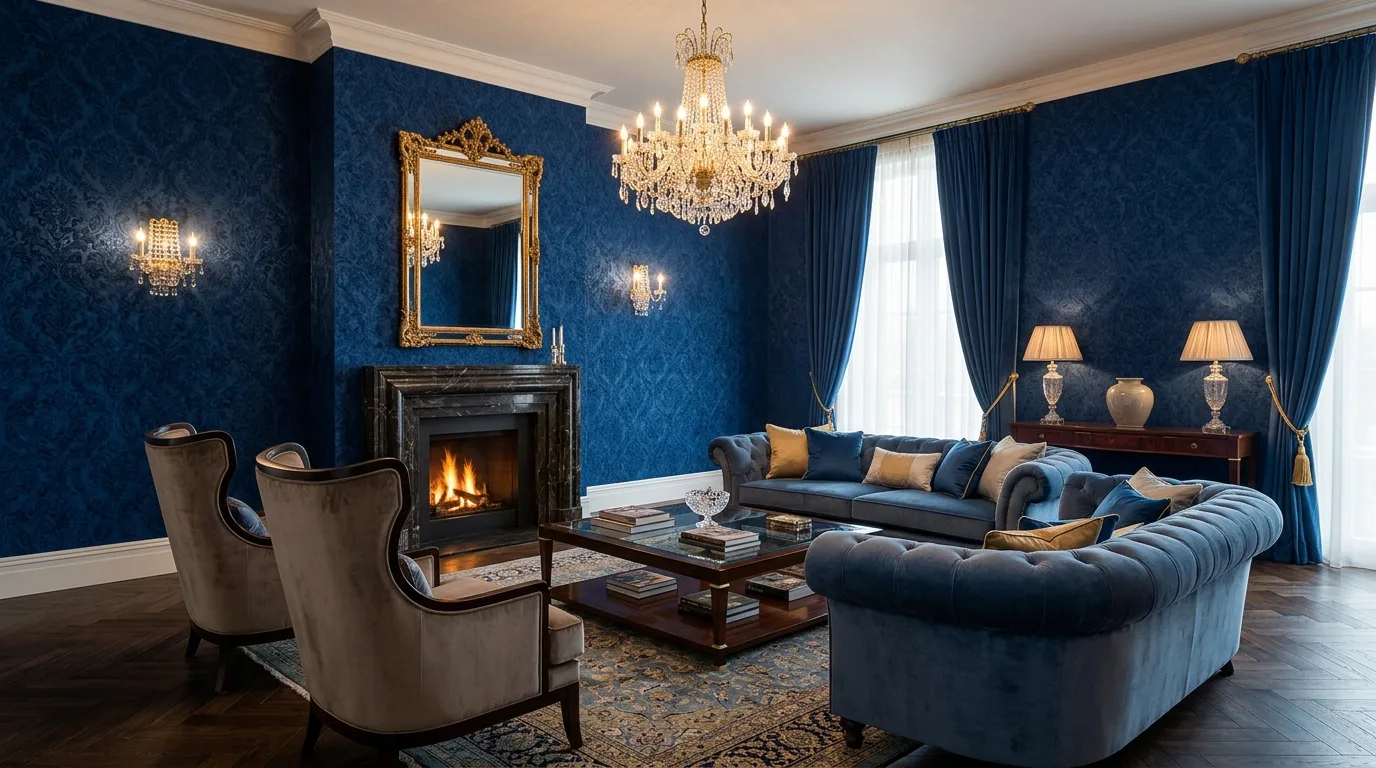 13 Bold Living Room Wallpaper Ideas for a Statement-Making Space inspiration image 13