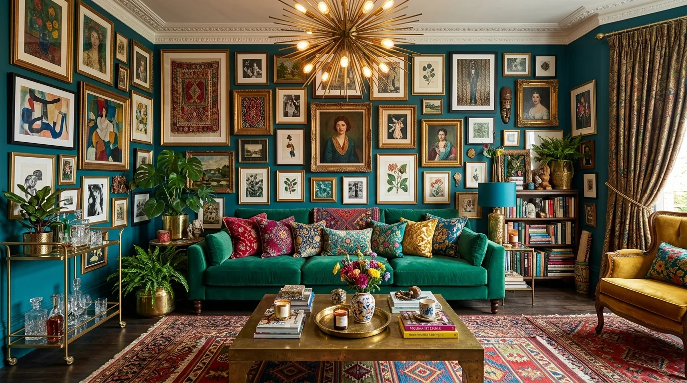13 Bold Maximalist Living Room Ideas for a Vibrant Layered Look hero image