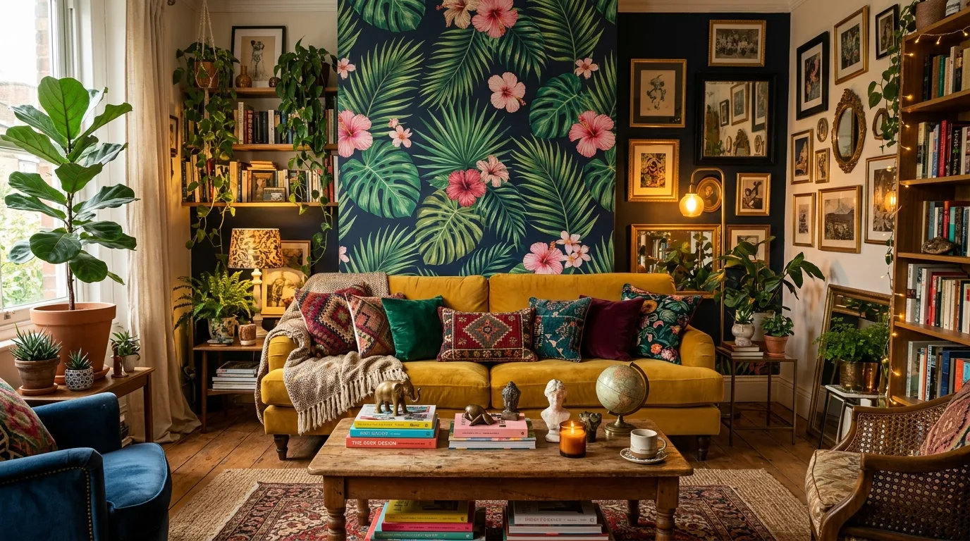 13 Bold Maximalist Living Room Ideas for a Vibrant Layered Look inspiration image 3