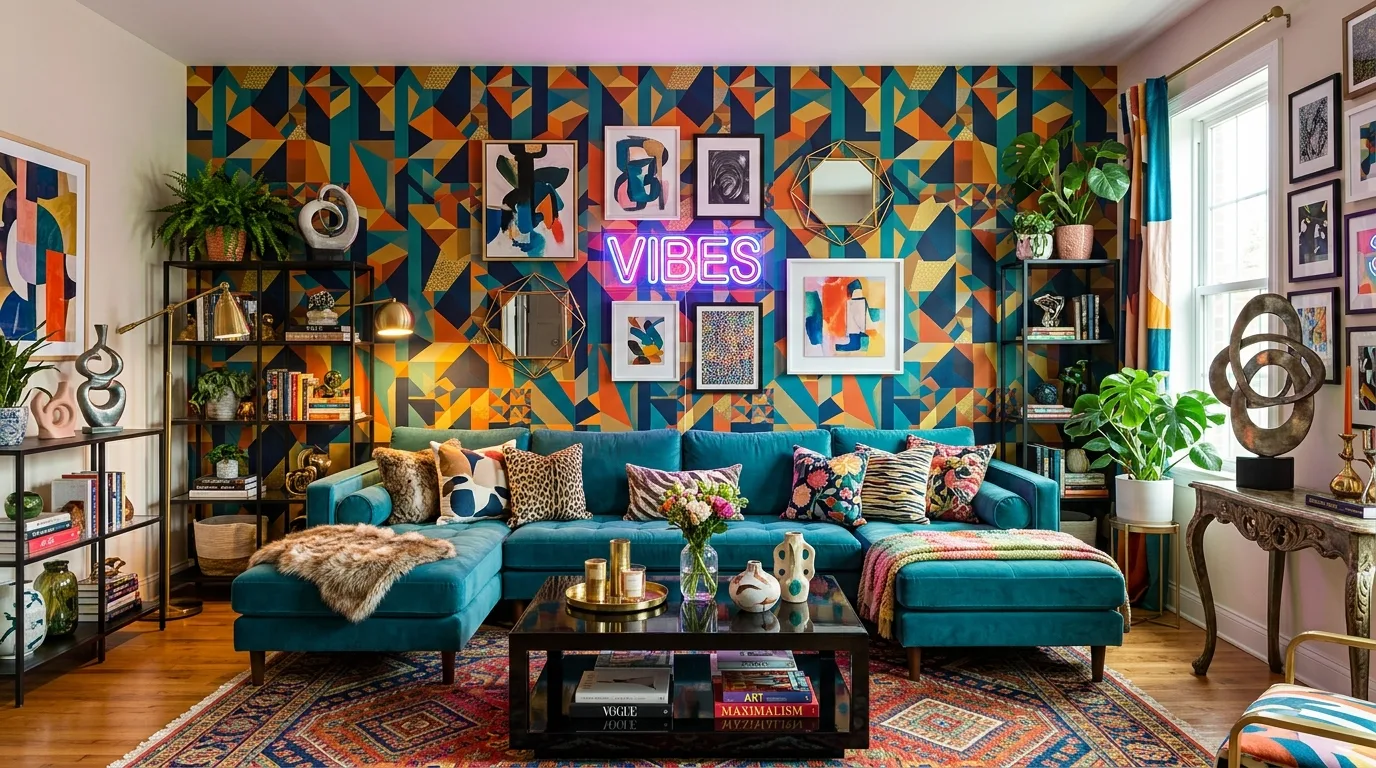 13 Bold Maximalist Living Room Ideas for a Vibrant Layered Look inspiration image 6
