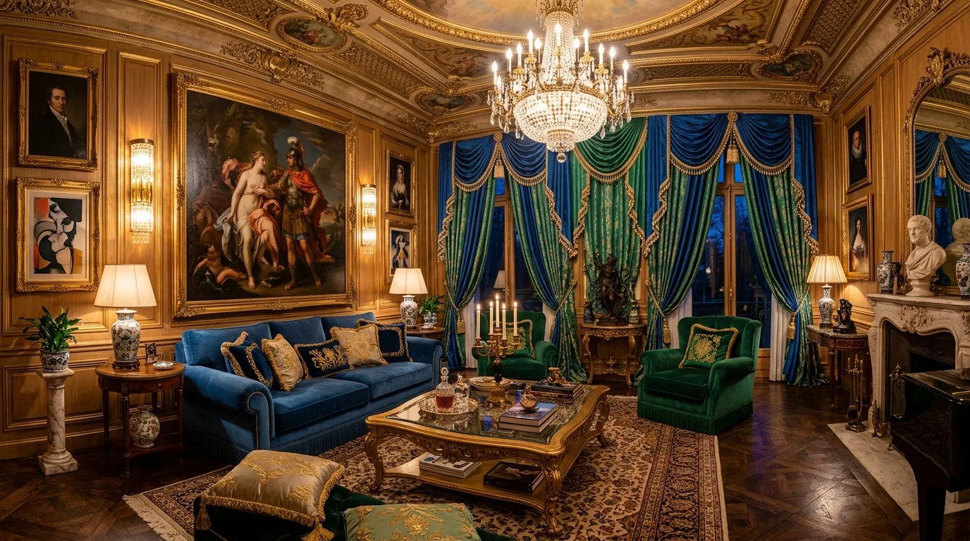 13 Bold Maximalist Living Room Ideas for a Vibrant Layered Look inspiration image 10