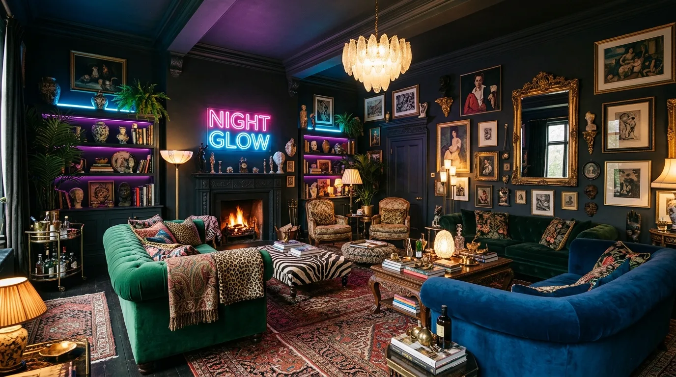 13 Bold Maximalist Living Room Ideas for a Vibrant Layered Look inspiration image 13