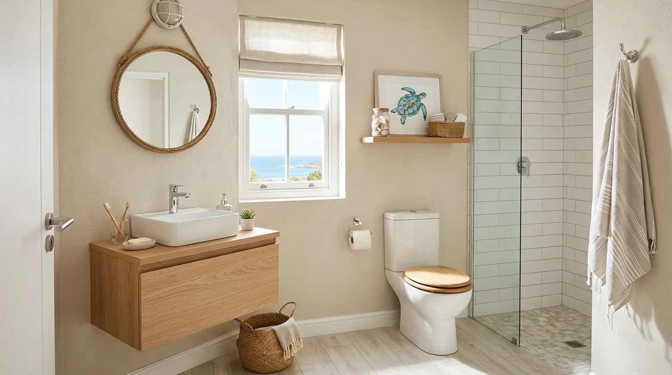13 Breezy Coastal Bathroom Ideas for a Relaxing Beachy Oasis inspiration image 4