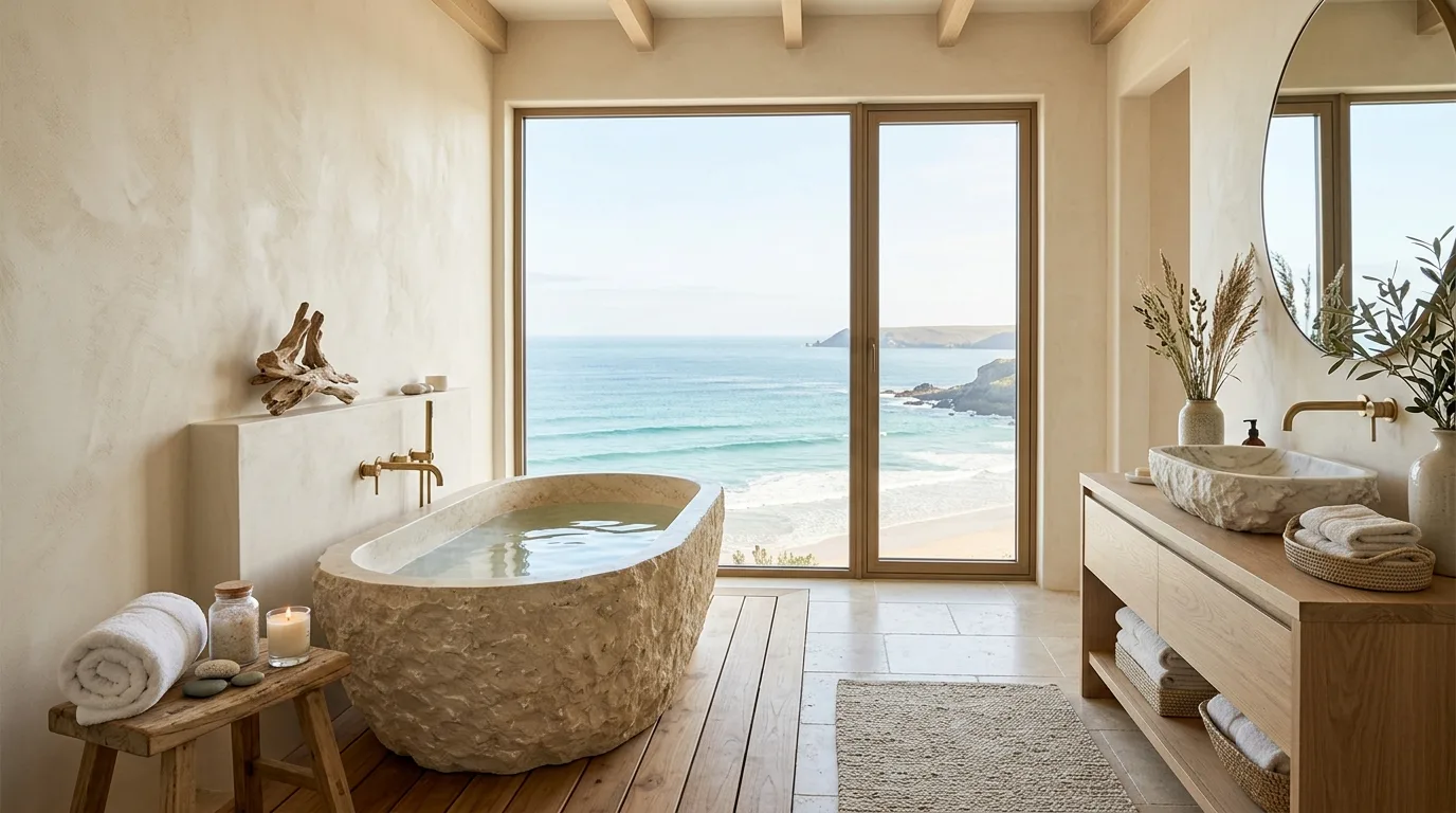 13 Breezy Coastal Bathroom Ideas for a Relaxing Beachy Oasis inspiration image 5