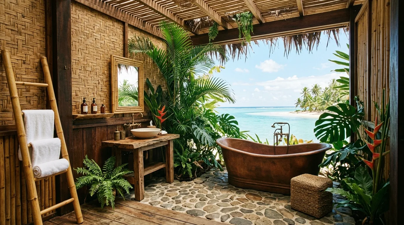 13 Breezy Coastal Bathroom Ideas for a Relaxing Beachy Oasis inspiration image 10