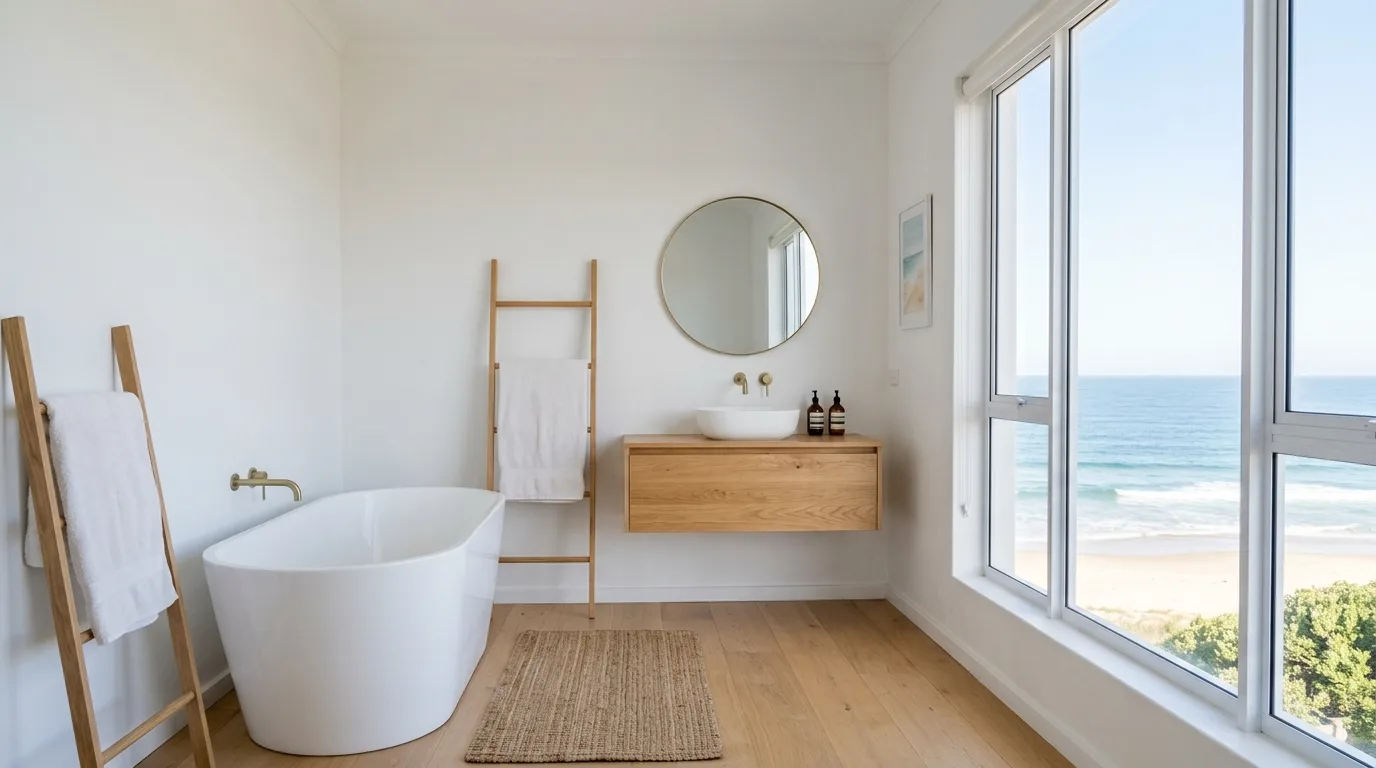 13 Breezy Coastal Bathroom Ideas for a Relaxing Beachy Oasis inspiration image 12