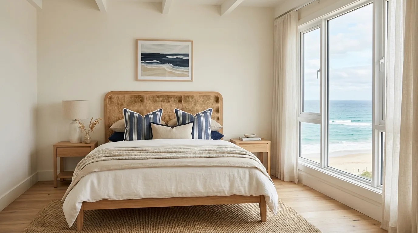 13 Breezy Coastal Bedroom Ideas for a Relaxing Beachy Escape inspiration image 2