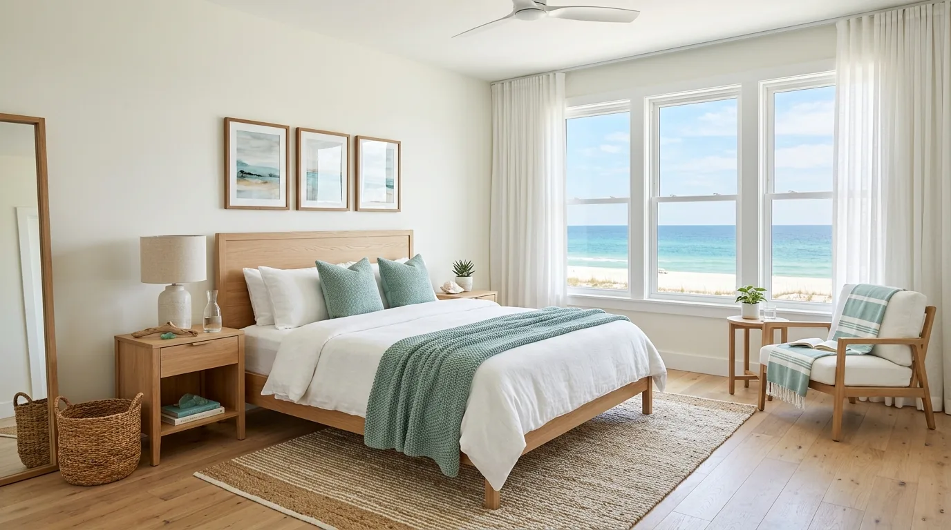13 Breezy Coastal Bedroom Ideas for a Relaxing Beachy Escape inspiration image 3