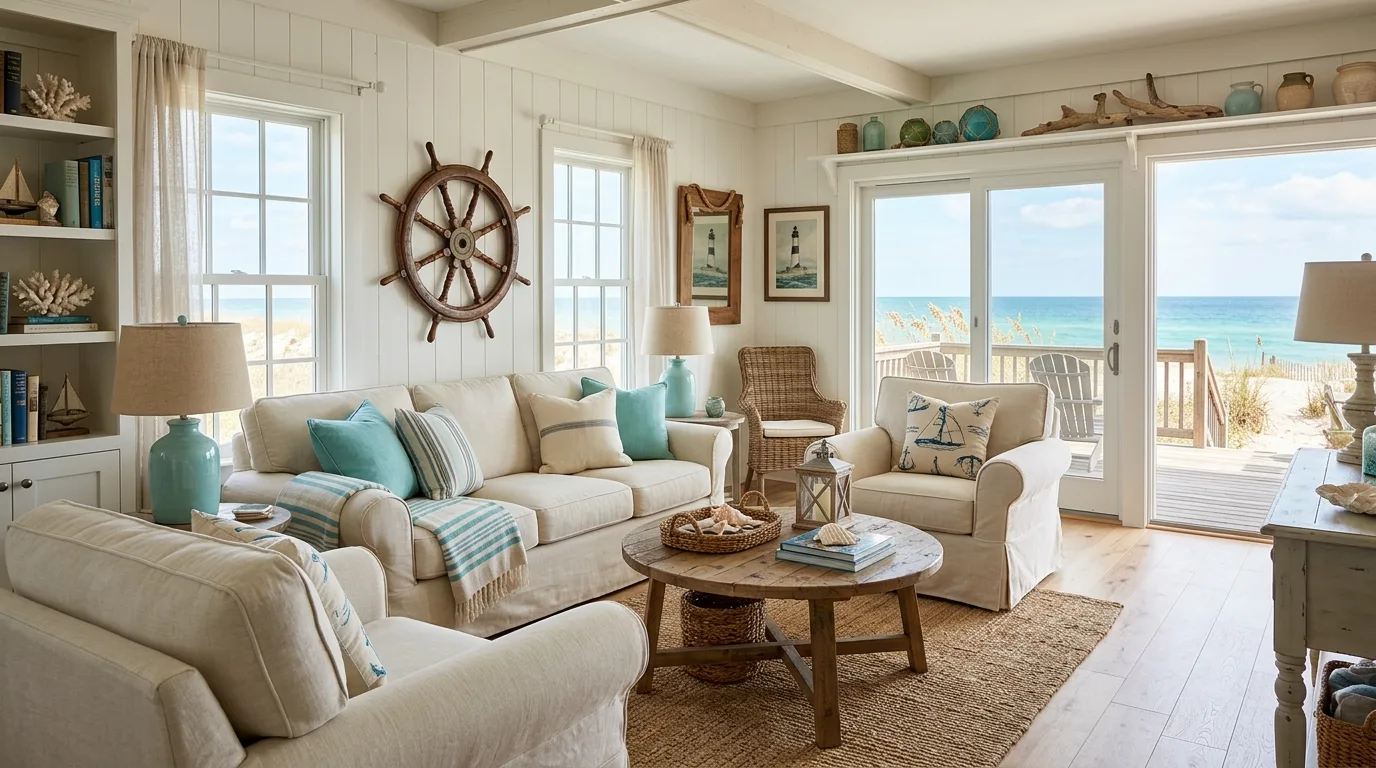 14 Breezy Coastal Living Room Ideas for a Relaxed Beach House Vibe inspiration image 3