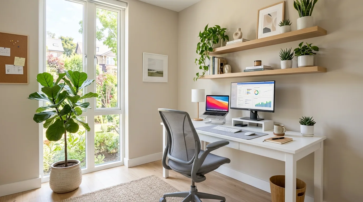 14 Bright Home Office Ideas for a Productive and Inspiring Workspace hero image