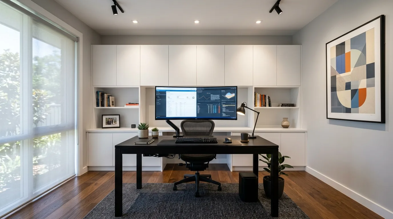 14 Bright Home Office Ideas for a Productive and Inspiring Workspace inspiration image 6