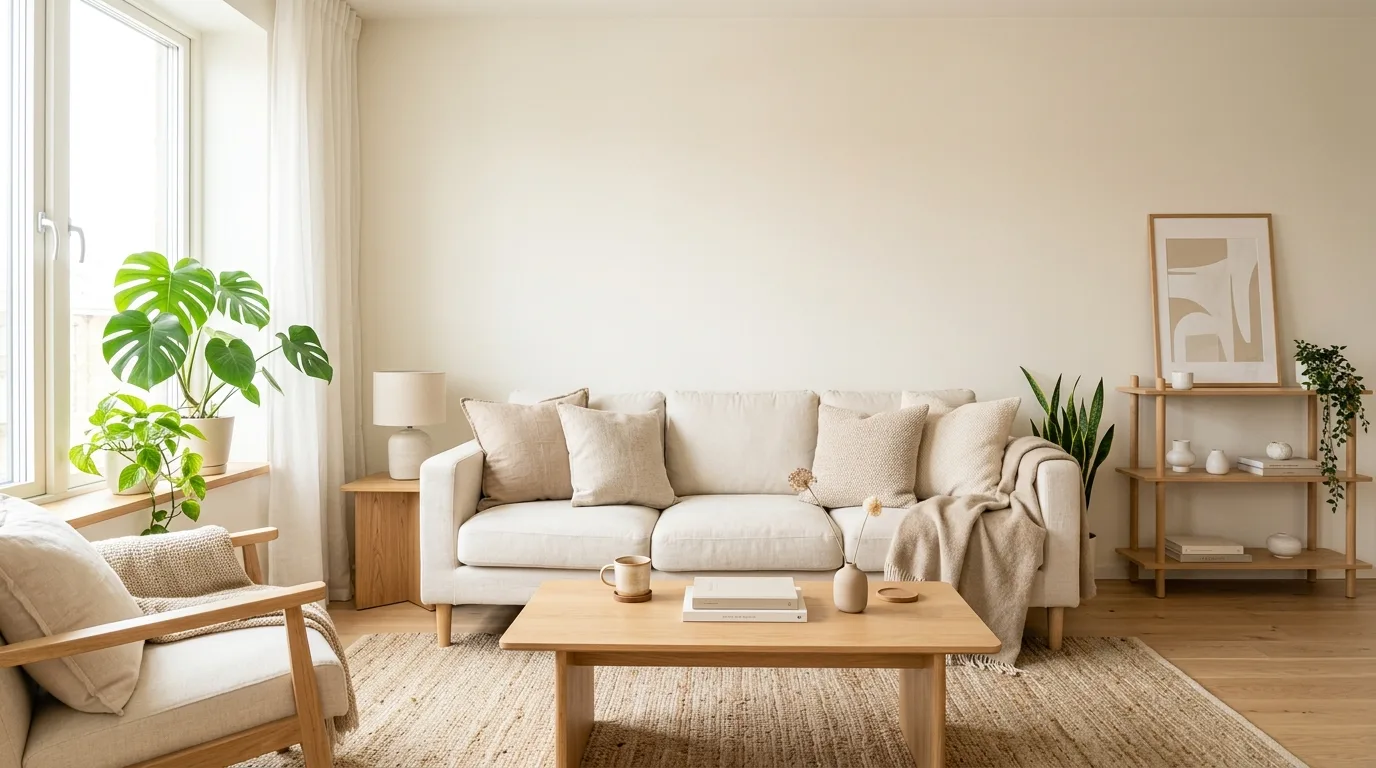 12 Calming Beige Living Room Ideas for a Soft and Serene Space inspiration image 5