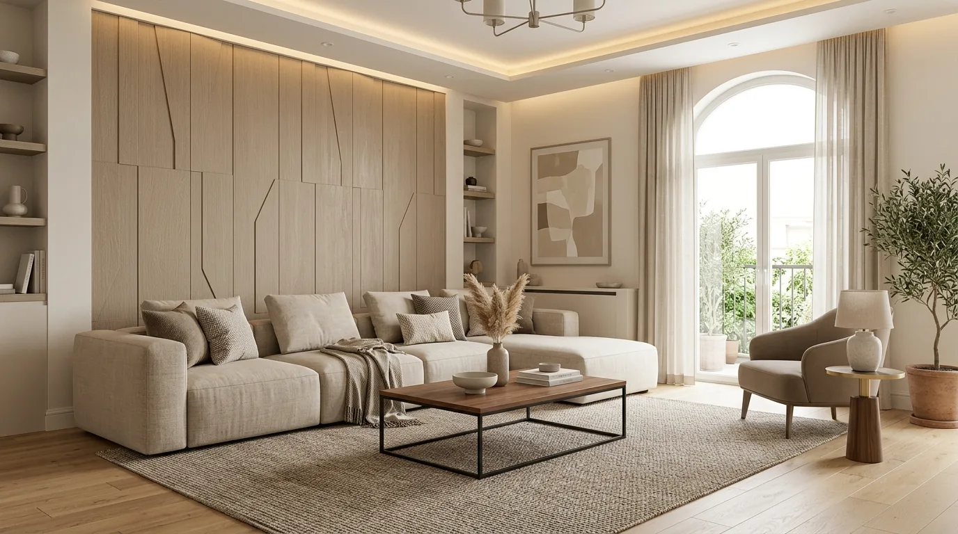 12 Calming Beige Living Room Ideas for a Soft and Serene Space inspiration image 10