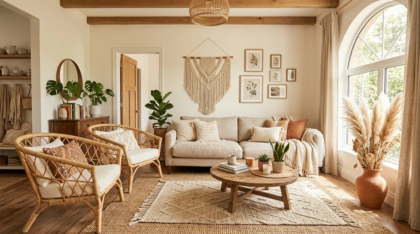 12 Calming Beige Living Room Ideas for a Soft and Serene Space inspiration image 11