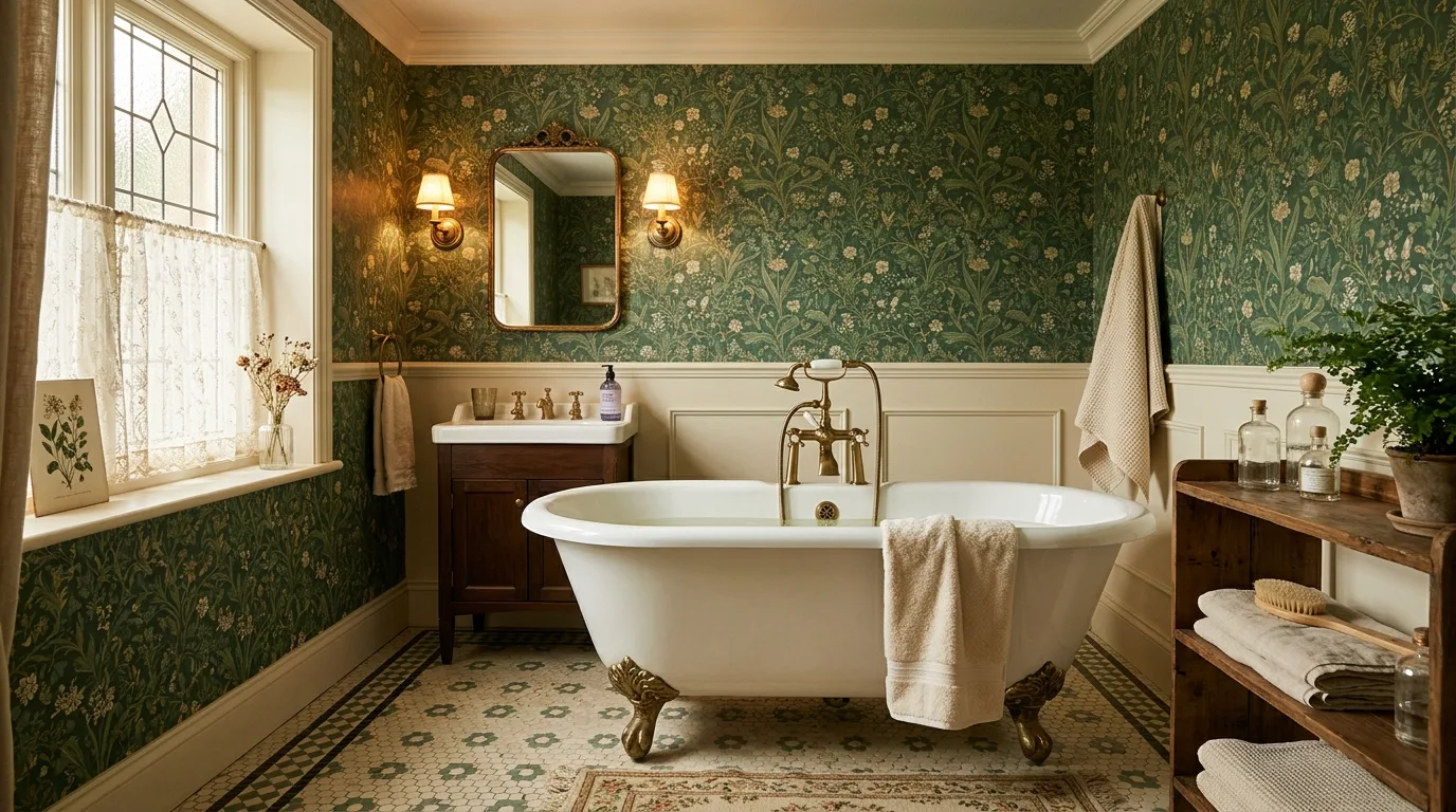 13 Calming Green Bathroom Ideas for a Nature-Inspired Oasis inspiration image 9