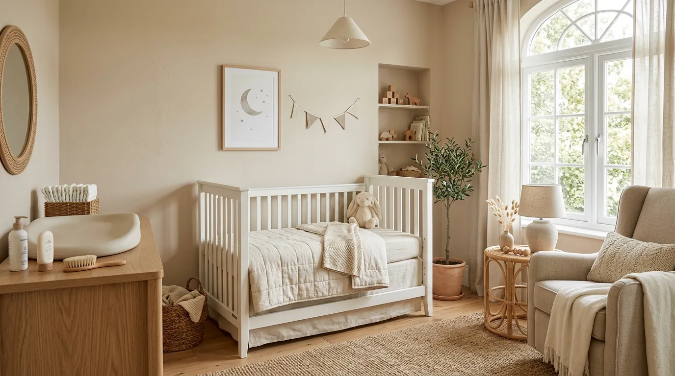 13 Calming Neutral Nursery Ideas for a Serene and Timeless Baby Room hero image