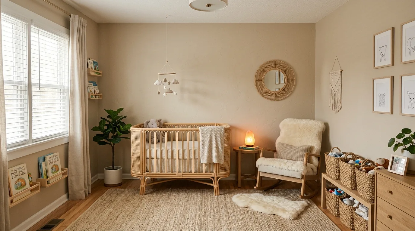 13 Calming Neutral Nursery Ideas for a Serene and Timeless Baby Room inspiration image 4