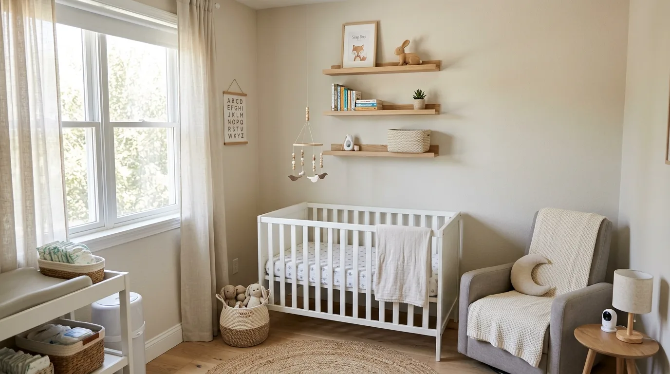 13 Calming Neutral Nursery Ideas for a Serene and Timeless Baby Room inspiration image 7