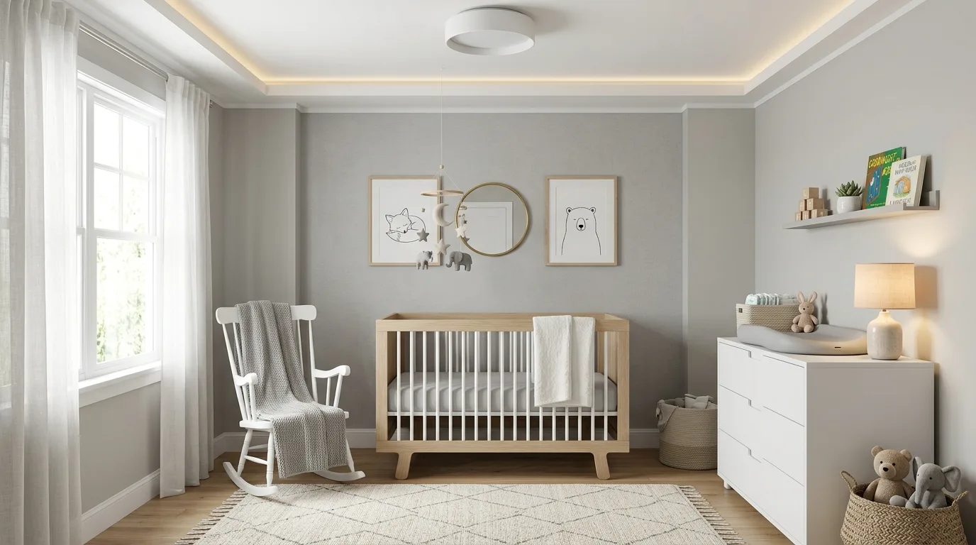 13 Calming Neutral Nursery Ideas for a Serene and Timeless Baby Room inspiration image 9