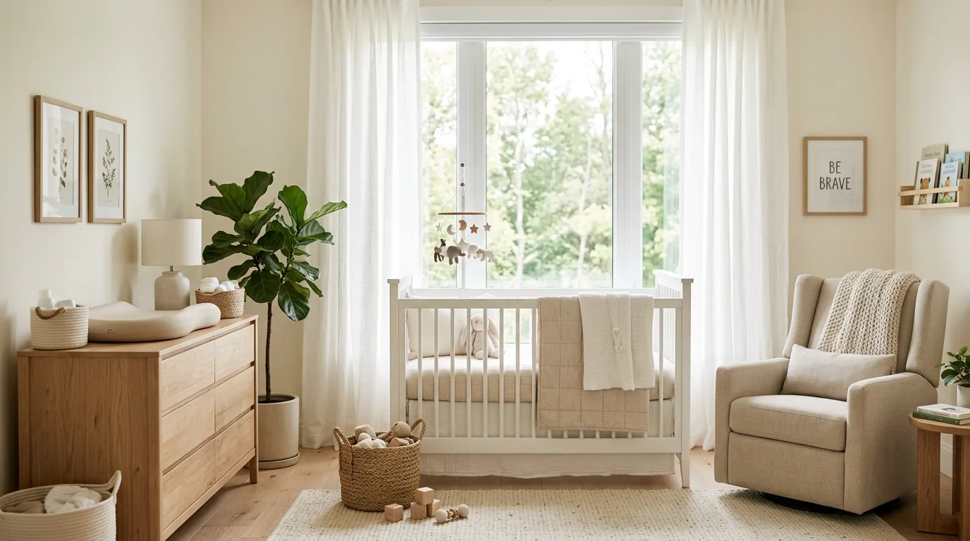 13 Calming Neutral Nursery Ideas for a Serene and Timeless Baby Room inspiration image 13