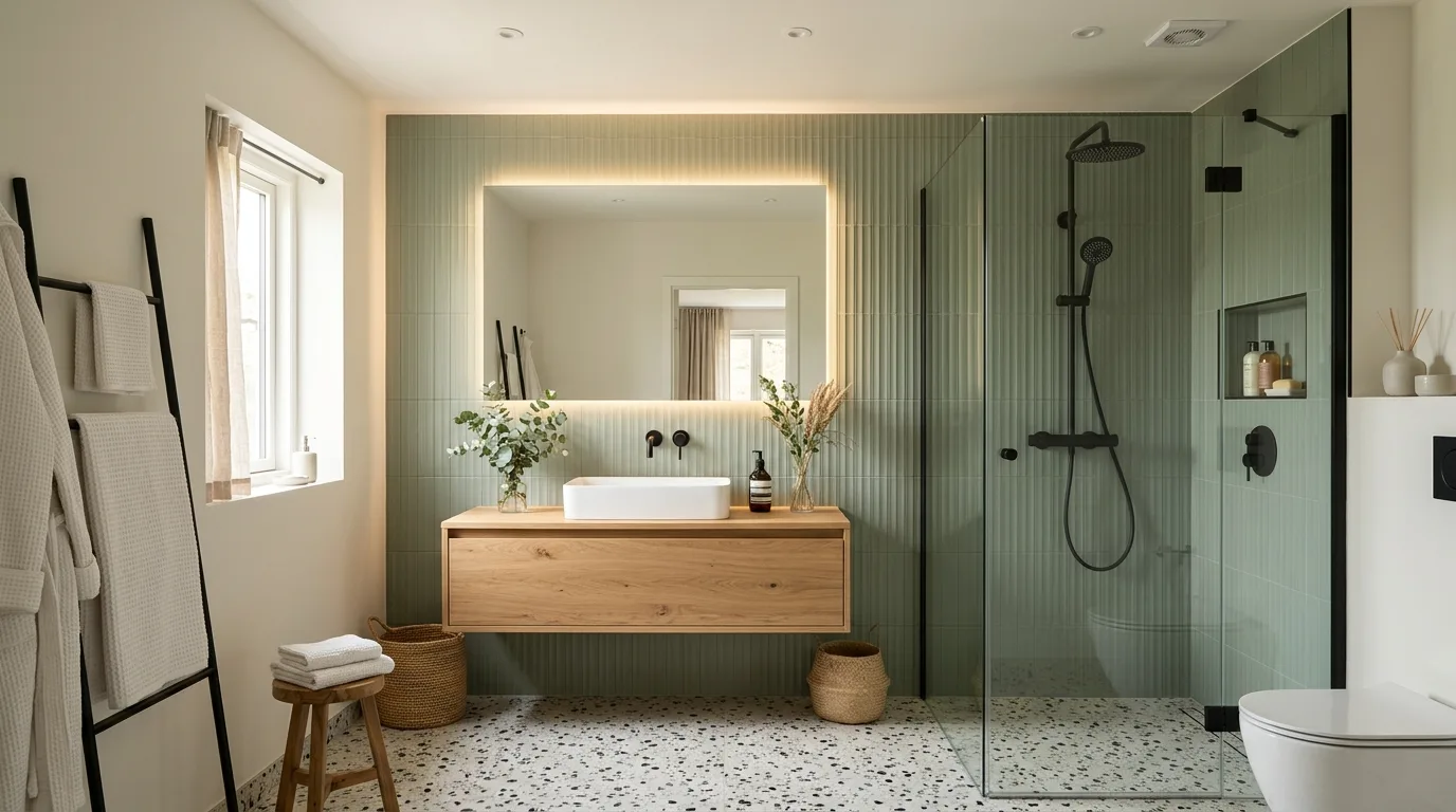 13 Calming Sage Green Bathroom Ideas for a Nature-Inspired Oasis inspiration image 8