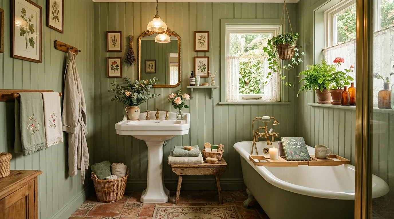 13 Calming Sage Green Bathroom Ideas for a Nature-Inspired Oasis inspiration image 9