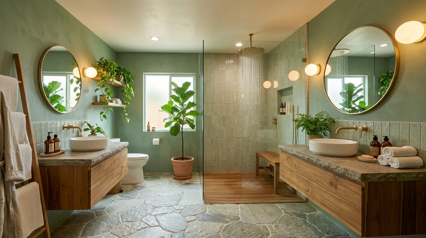 13 Calming Sage Green Bathroom Ideas for a Nature-Inspired Oasis inspiration image 13