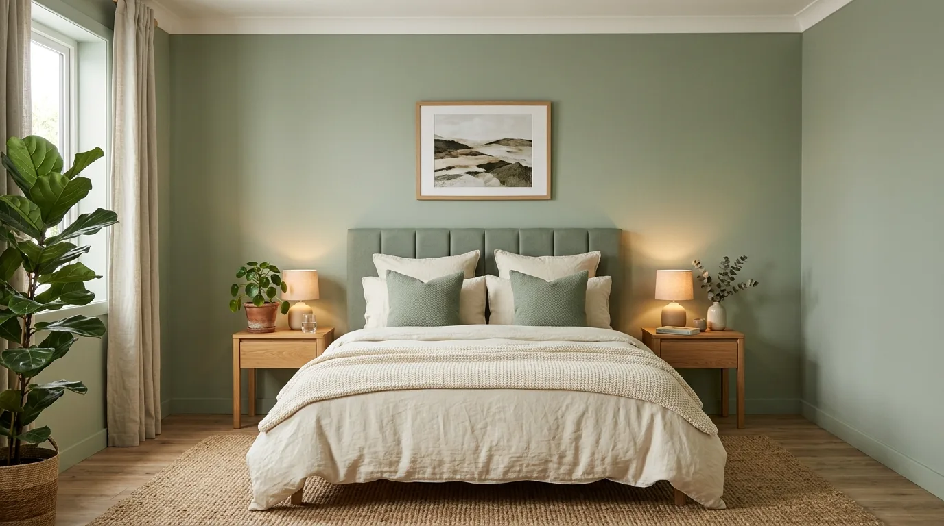 13 Calming Sage Green Bedroom Ideas for a Nature-Inspired Sleep Space inspiration image 2