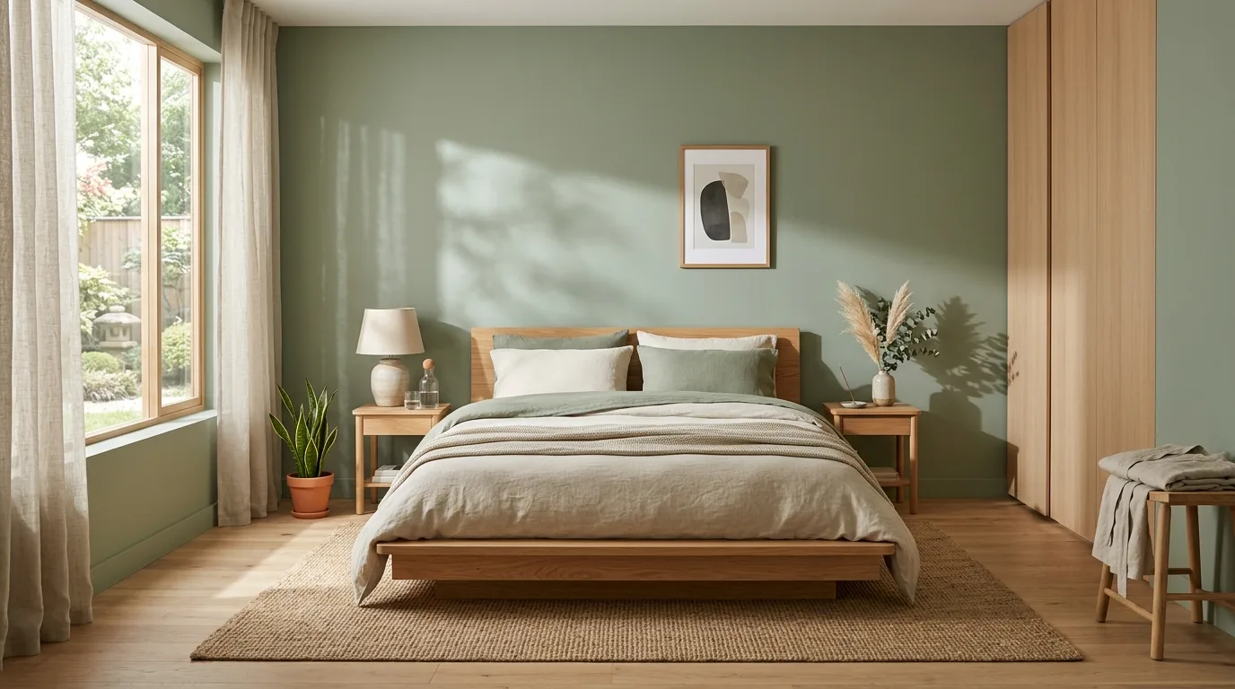13 Calming Sage Green Bedroom Ideas for a Nature-Inspired Sleep Space inspiration image 12