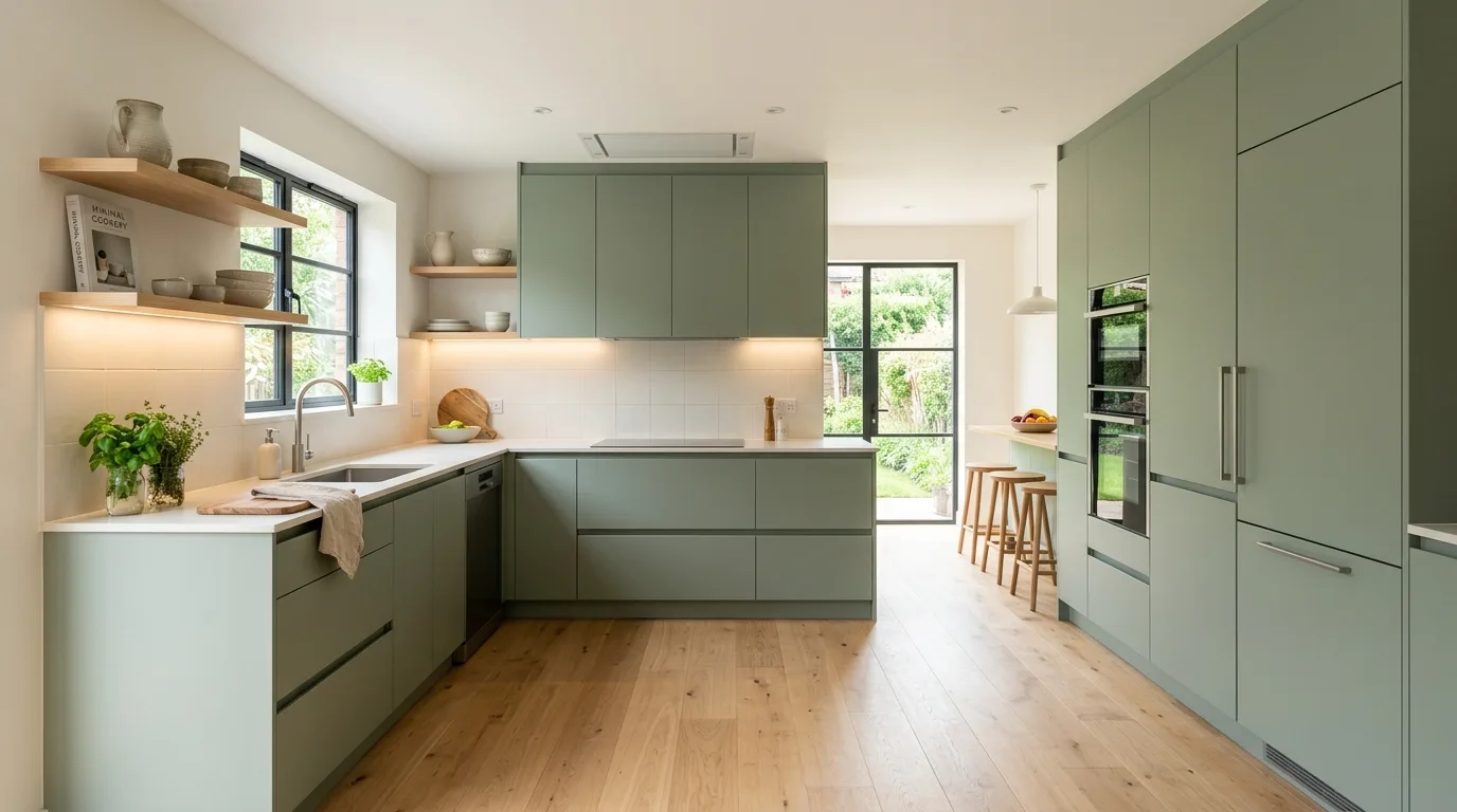 13 Calming Sage Green Kitchen Ideas for an Earthy Modern Cookspace inspiration image 2