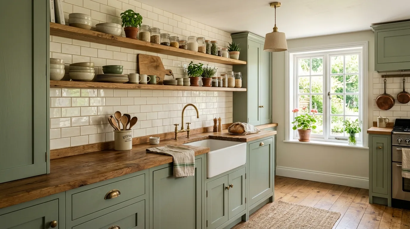 13 Calming Sage Green Kitchen Ideas for an Earthy Modern Cookspace inspiration image 3