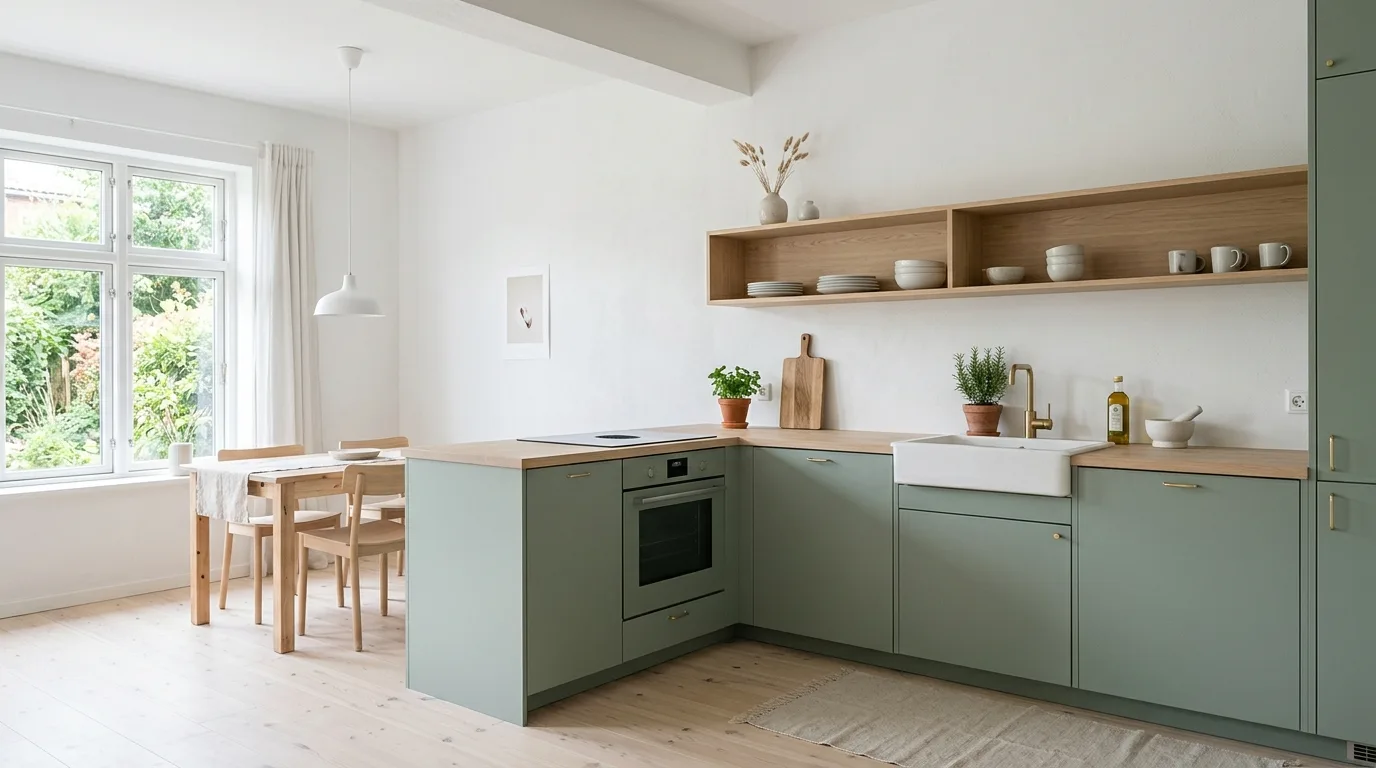 13 Calming Sage Green Kitchen Ideas for an Earthy Modern Cookspace inspiration image 7